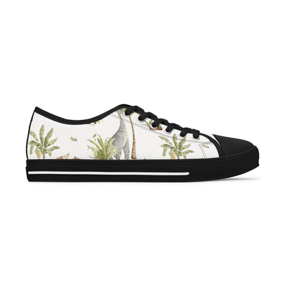 Palm Tree Pattern Women's Low Top Sneakers