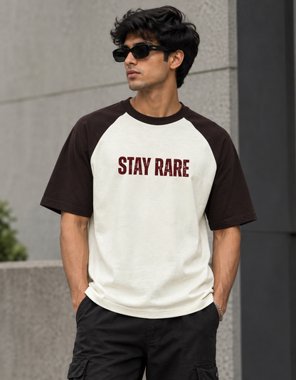 Stay Rare Oversized Raglan Tee
