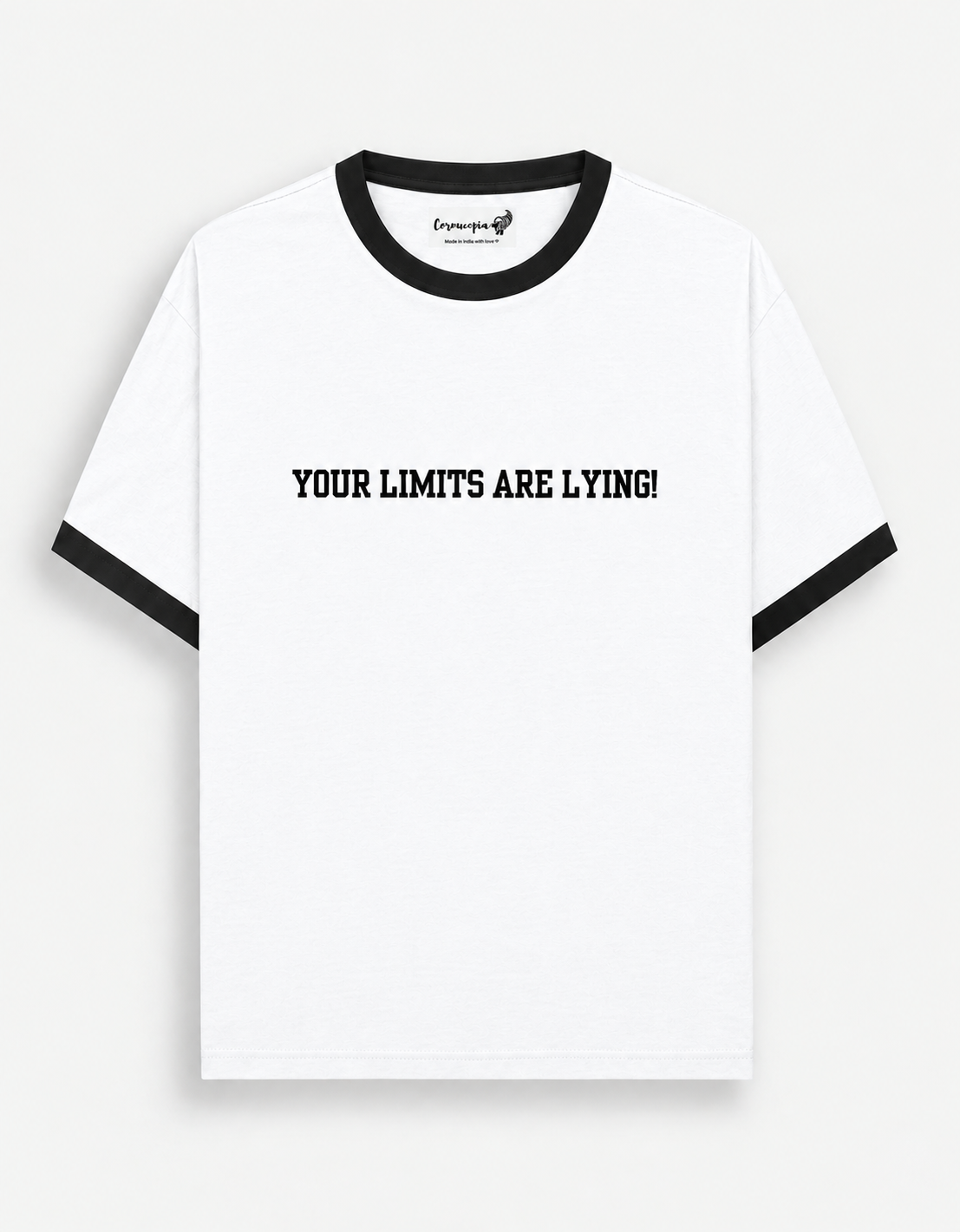 Limits are lying Unisex Ringer T-Shirt