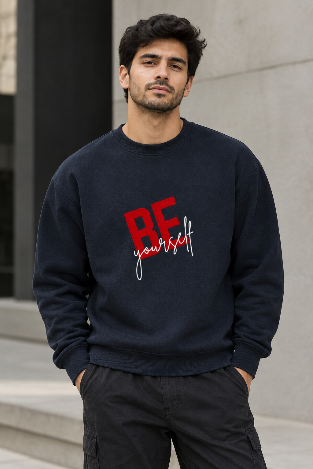 Be Yourself Unisex Oversized Sweatshirt