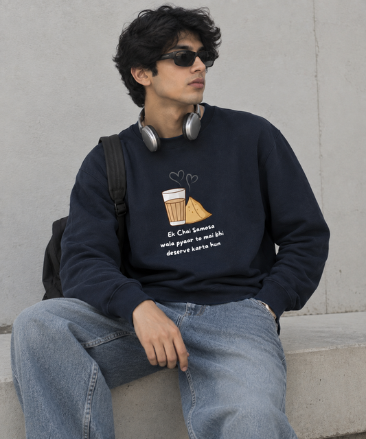 Chai samosa love Sweatshirt for him