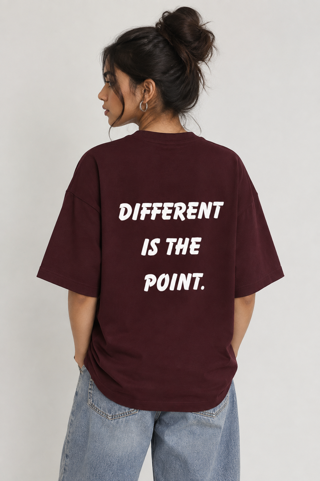 Different is the point Oversized Tee for her