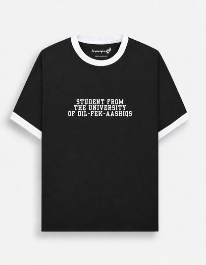 Dil-Fek-Aashiq Unisex Black Tee