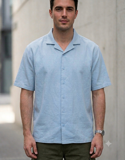 Let me love You blue Shirt