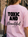 Toxic & beautiful Pink Oversized T-Shirt