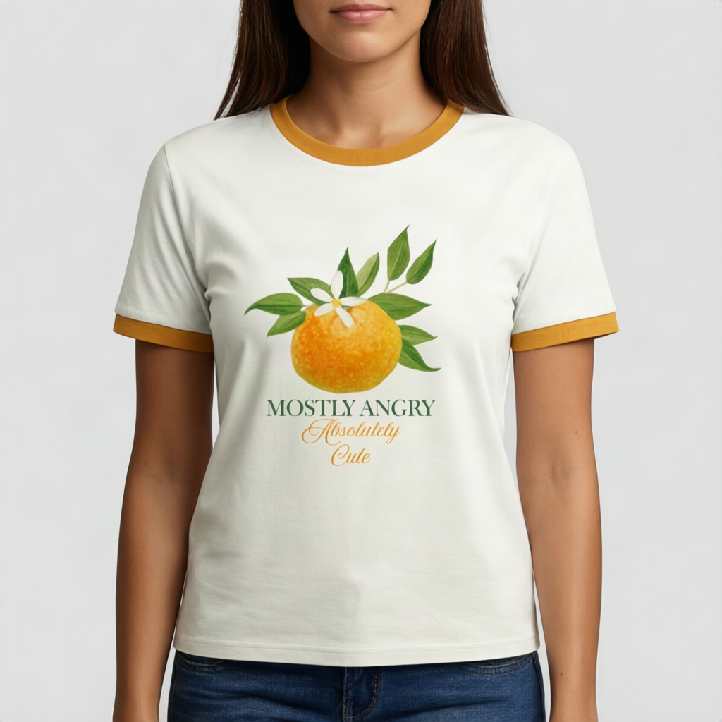 Mostly angry Orange T-Shirt for her